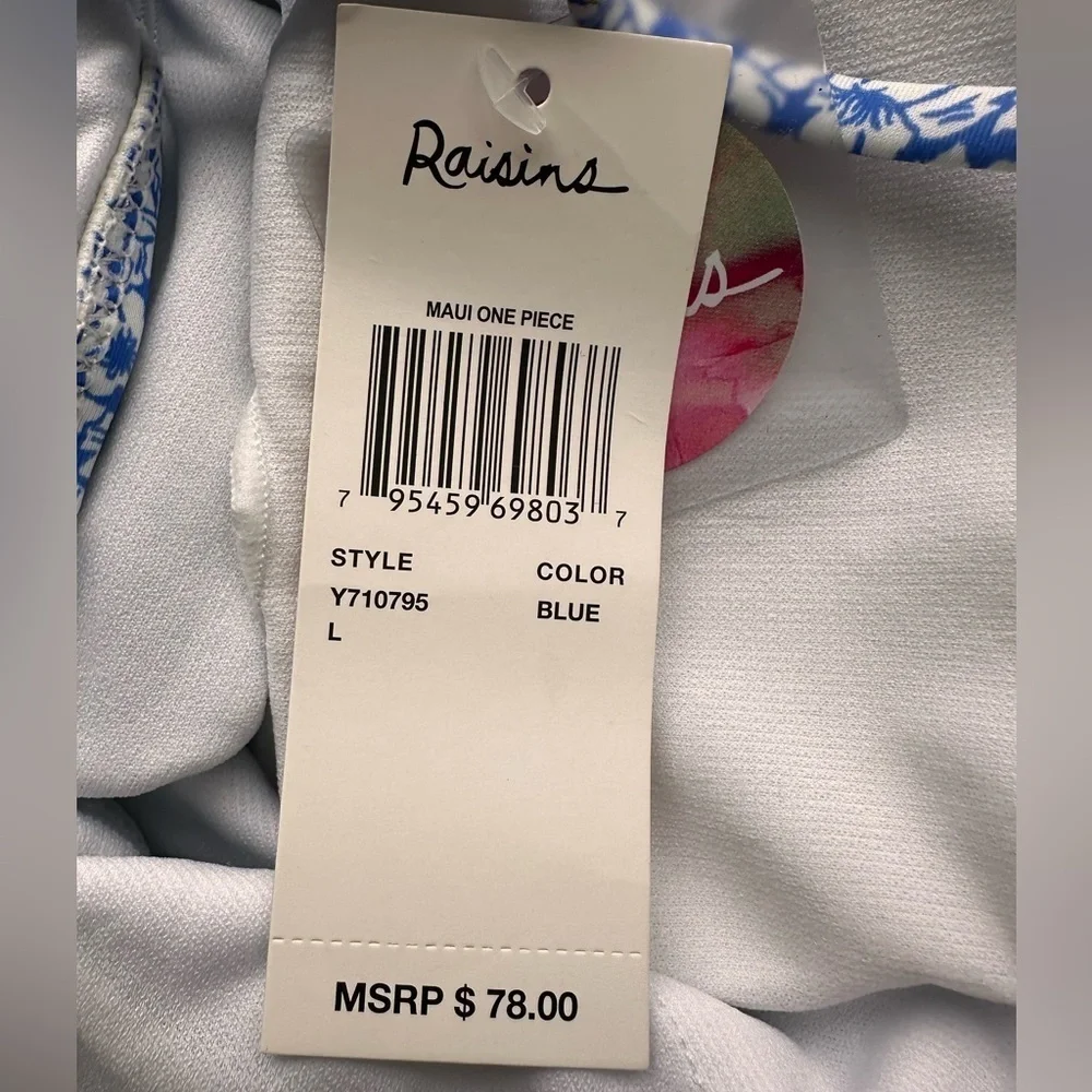 Raisins Women's One Piece Swimsuit - Cheeky Cut NWT